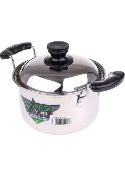 Paslanmaz Çelik Stok Tencere Pişirme Kampı Barbekü Tenceresi Isıya Dayanıklı Kavrama 18X11CM (Yurt Dışından) fiyatları