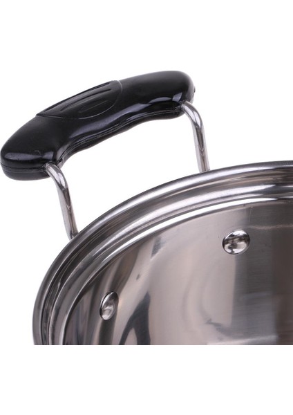Paslanmaz Çelik Stok Tencere Pişirme Kampı Barbekü Tenceresi Isıya Dayanıklı Kavrama 18X11CM (Yurt Dışından) fırsatları
