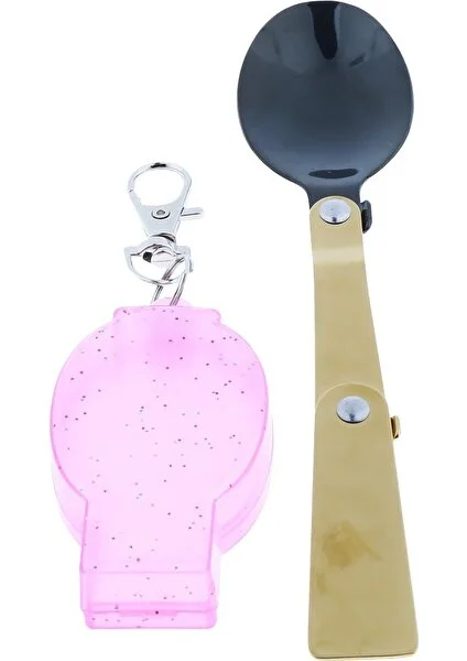 Cosy Zone Taşınabilir Spork Streware Gold Black-Spoon (Yurt Dışından)