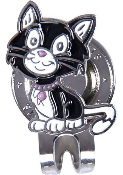 Golf Şapka Klipli Kedi Yavrusu Hayvan Top Işaretçisi Golfçü Için Premium Metal Top Işareti (Yurt Dışından) modelleri