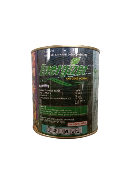 Energizer Katı Deniz Yosunu 400 gr