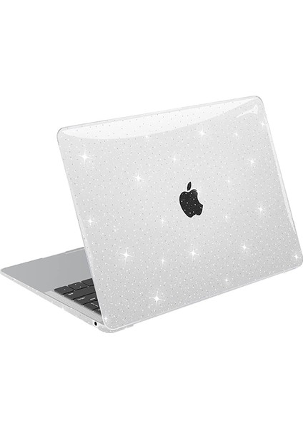 Apple Macbook Pro 16.2" 2023 M2 Pro/max Kılıf A2780 Diamond Kapak + Ekran Koruma + Klavye Koruma Set