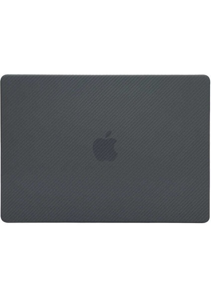 Apple Macbook Air 13.3" M1 2020 Kılıf A2337/A1932/A2179 Kılıf Hava Kanallı Karbon Fiber Tasarm Kapak