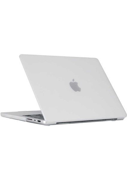 Apple Macbook Pro 16.2" 2021 Kılıf A2485 Hava Kanallı 360 Derece Mat Şeffaf Tasarım Koruyucu Kapak