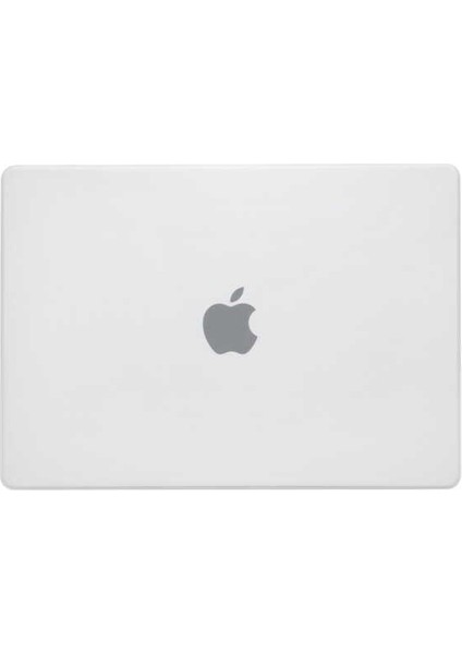 Apple Macbook Pro 16.2" 2021 Kılıf A2485 Hava Kanallı 360 Derece Mat Şeffaf Tasarım Koruyucu Kapak