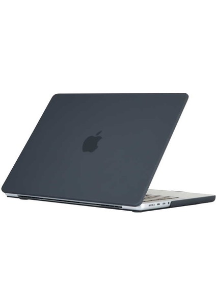 Apple Macbook Air 13.3 M1 2021 Kılıf A1932/A2179/A2337 Hava Kanallı 360 Derece Mat Şeffaf Tasarım