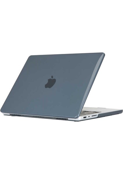 Apple Macbook Air 13.3 M1 2021 Kılıf A1932/A2179/A2337 Hava Kanallı 360 Derece Kristal Şeffaf Kapak