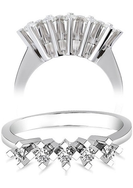 0.34CT Pırlanta Beştaş YÜZÜK-14K