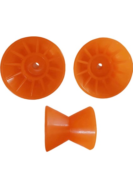 Tekne Römork Silindir Montaj Tekne Römorku Omurgası Silindir Kolay Kurulum Dayanıklı Turuncu Taşınabilir 90MM Hafif Yay Durdurma Rulo Yay Silindir (Yurt Dışından)