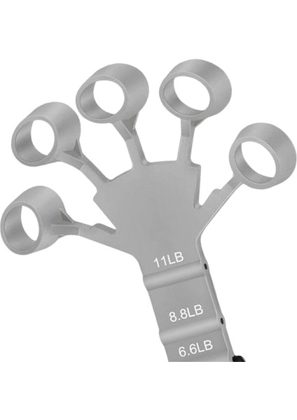 Silikon Parmak Egzersiz, Hafif Taşınabilir El Kavrama Gri (Yurt Dışından) indirimleri