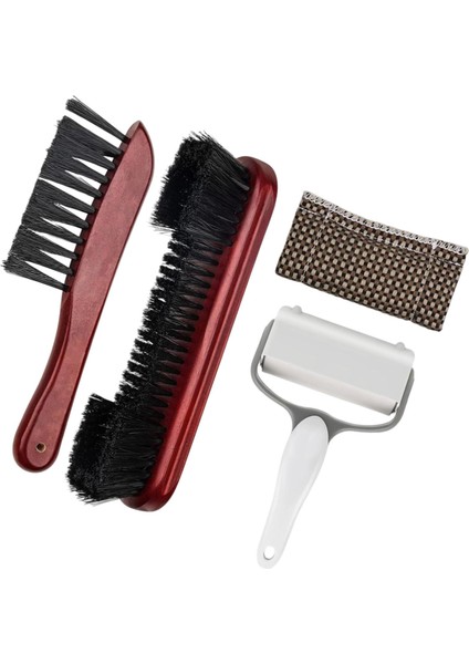 Dayanıklı Bilardo Havuz Masa Masa Fırçası Seti, Snooker Masa Fırçası Kıda Kırmızı Kırmızı 4pcs (Yurt Dışından)