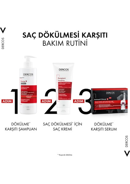 Dercos Energisant Şampuan 400 ml x 2