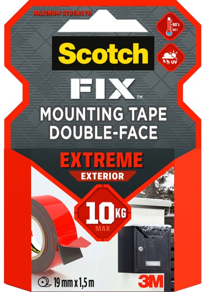 E x treme Dış Mekan Ekstra Güçlü 19 mm x 1.5M