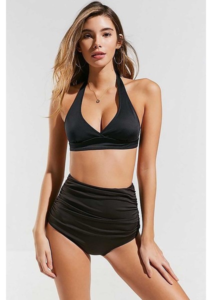 Siyah Bikini Üstü