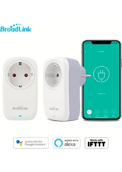 Broadlink Zaman Ayarlı Wifi Destekli Akıllı Priz