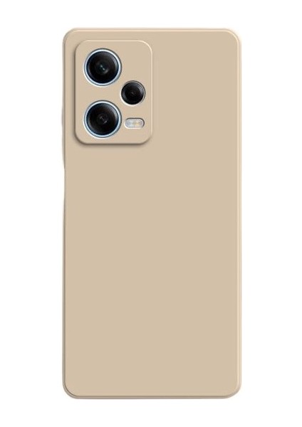 Xiaomi Poco X5 5g Kılıf Kamera Korumalı Premier Mat Silikon Gold