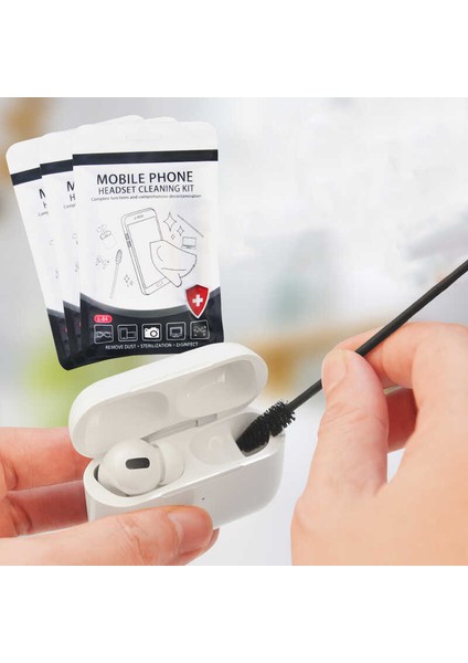 Airpods-Telefon-Tablet-Kulaklık-Laptop-Macbook-Notebook Temizlik Seti Elektronik Ürün Temizleme Kiti