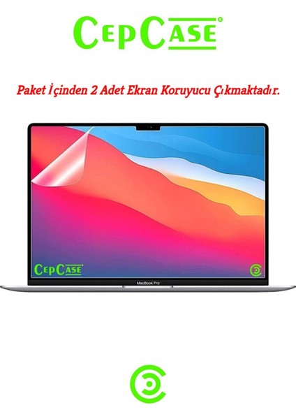 Cep Case MacBook Air 11' A1370-A1465 Ekran Koruyucu 2 Adet Ultra Ince Kırılmaz Cam Tam Uyum