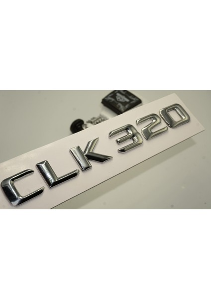 Benz Clk 320 Bagaj Krom Metal 3m 3D Yazı Logo
