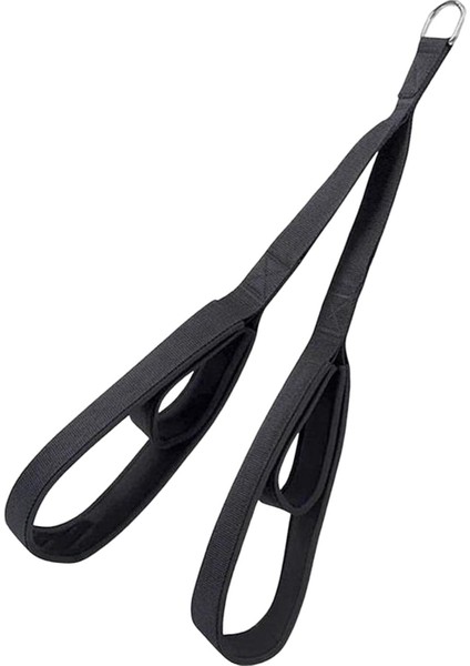 Tricep Halat Kablo Bağlanma Gücü Eğitimi Neopren Siyah 60CM (Yurt Dışından)