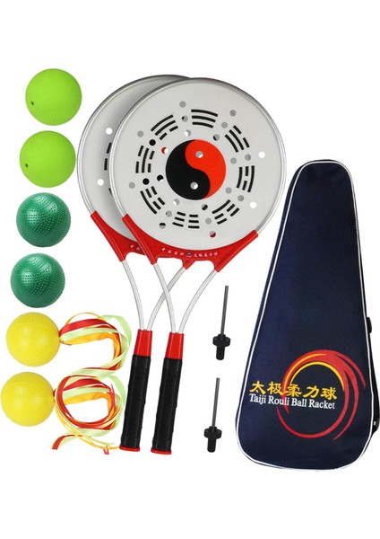 Tai Raket Balo Seti Açık Hava Wushu Yaşlı Egzersiz Seti Için Dövüş Sanatları Sporları K (Yurt Dışından)