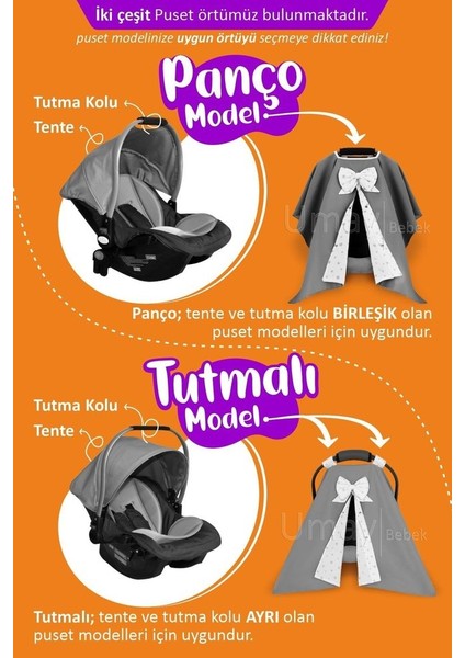 3 PARÇA - Puset Örtüsü, Bel Destekli Puset Minderi, Puset Çarşafı, %100 Pamuk - PANÇO modelleri