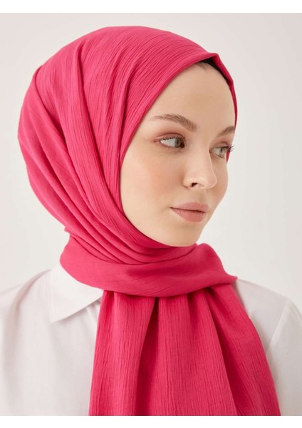Krinkıl Ipeği Şal Fuşya fiyatları