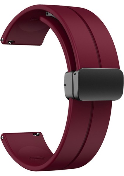 Zcwatch ZC-V0521 Kordon Silikon Mıknatıslı Ayarlanabilir HS19 Mürdüm