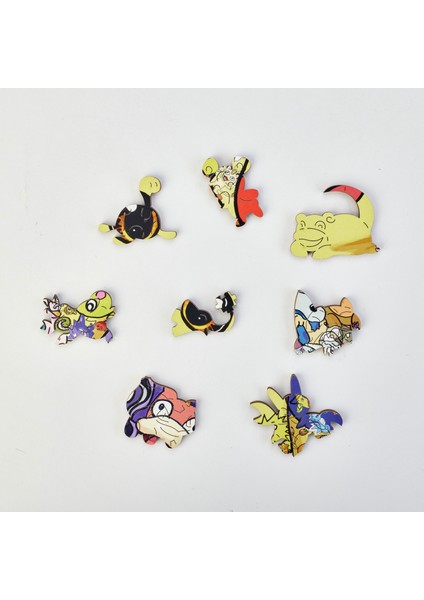 Pikachu Ahşap Yapboz