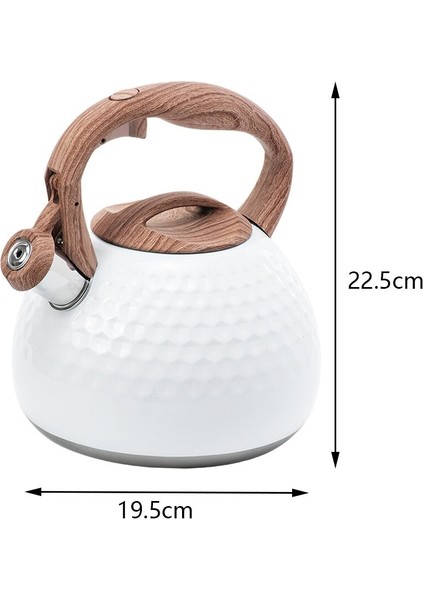 2.8 L Islık Çay Su Isıtıcısı Paslanmaz Çelik Çaydanı Ahşap Saplı (Yurt Dışından) modelleri