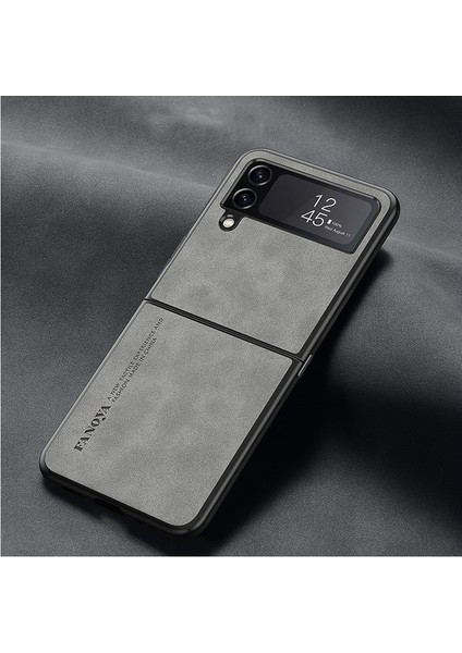 For Samsung Galaxy Z Flip3 Cilt Hissi Cep Telefonu Kılıfları Kılıfı Z Flip 3 (Yurt Dışından)