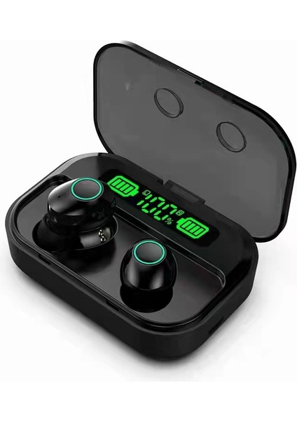 YD03 BQ10 F9 E7S F9-5c M10 Bluetooth Kulaklık Dokunmatik Dijital Ekran 5.3 (Yurt Dışından)