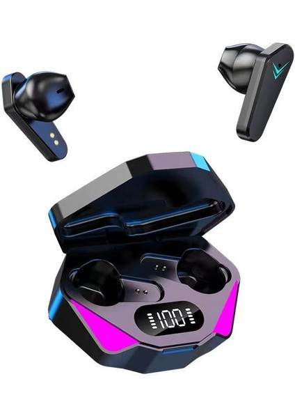 Kablosuz Dijital Ekran Mobil Oyun Binaural Tws Bluetooth Kulaklık (Yurt Dışından)