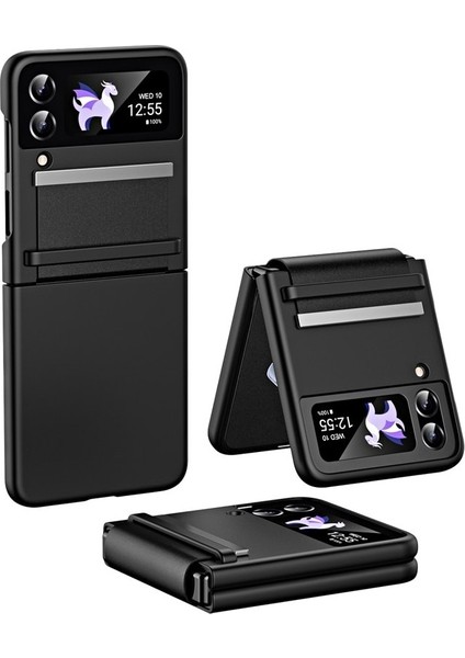 Samsung Galaxy Z Flip 3 Menteşe Cilt Hissi Cep Telefonu Kılıfları (Yurt Dışından) fiyatları