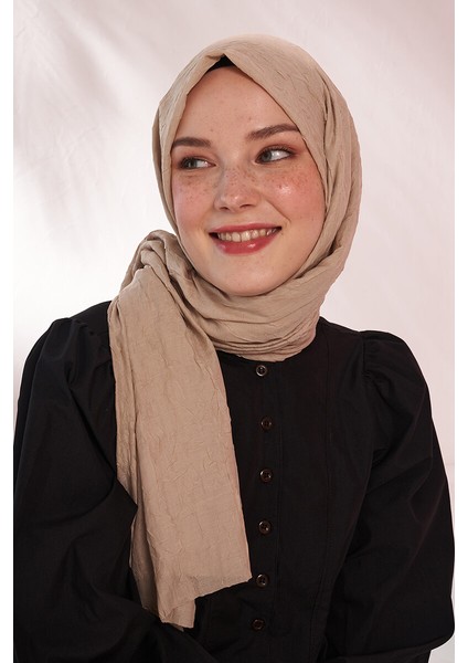 Rabia Hundi Bambu Kraş Şal - Koyu Bej fiyatları