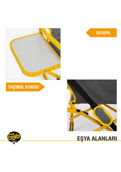 Funky Chaırs Çocuk Lüks Kamp Sandalyesi