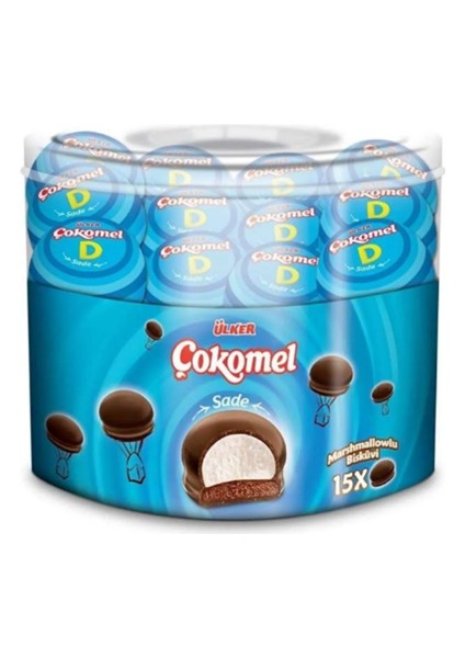 Çokomel Marshmallow Sade 15 Adet