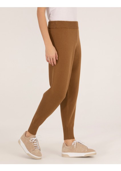 Pierre Cardin Kadın Camel Melanj Triko Pantolon 50261079-VR122