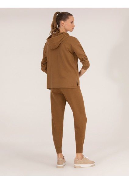 Pierre Cardin Kadın Camel Melanj Triko Pantolon 50261079-VR122