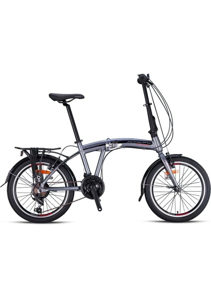 Fd 2000 - 20'' Mtb - 21 Vites - V.b. - Füme-Kırmızı (Alm Bagaj/pvc Çamurluk) KRN22-310