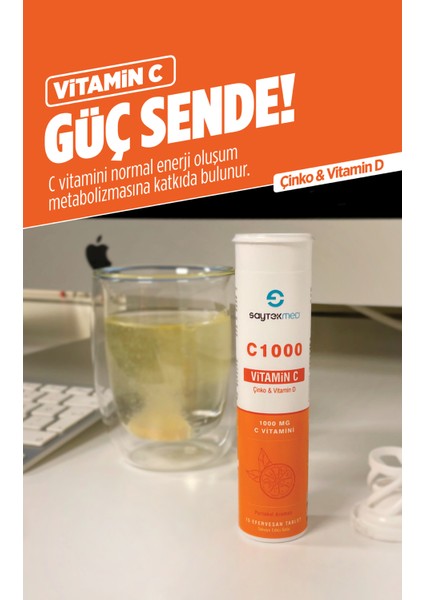 C 1000 - Vitamin C - Vitamin D ve Çinko İçeren Takviye Edici Gıda modelleri