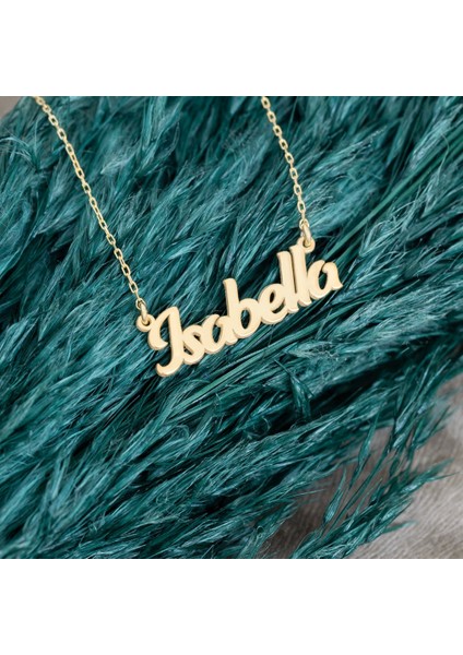 Isabella Isimli Kolye Kadın Gümüş Kolye