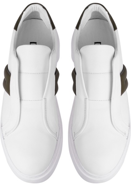 Alice Beyaz Erkek Spor Deri Ayakkabı fırsatları