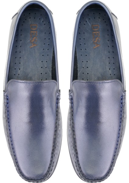 Ciara Lacivert Erkek Deri Loafer