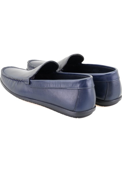 Ciara Lacivert Erkek Deri Loafer