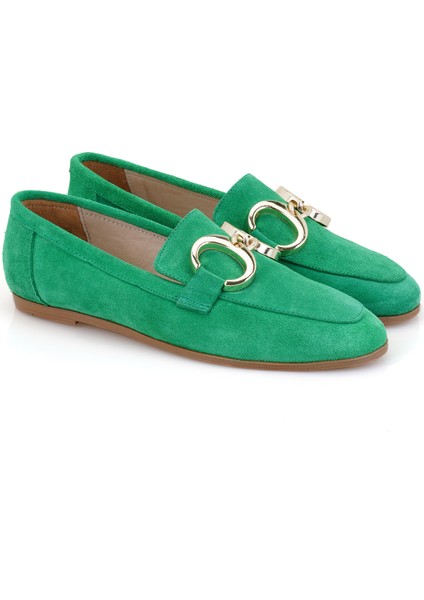 Hazel Yeşil Kadın Loafer