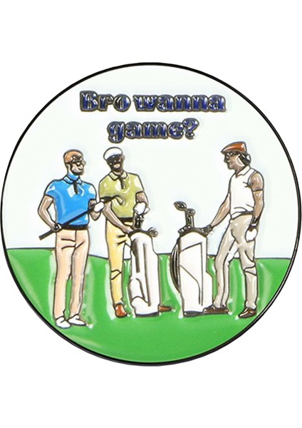 Golf Topu Işaretçisi 25MM Kaplamalı Katı Yeşil Top Işareti Golf Aksesuarları Stil C (Yurt Dışından)