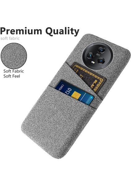 Çift Kart Yuvaları Honor Magic5 Için Telefon Kılıfı, Kumaş Doku Sert Pc Koruyucu Telefon Kapağı (Yurt Dışından) fiyatları