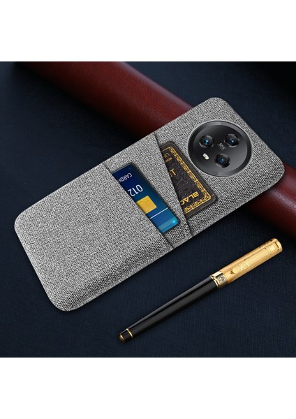 Çift Kart Yuvaları Honor Magic5 Için Telefon Kılıfı, Kumaş Doku Sert Pc Koruyucu Telefon Kapağı (Yurt Dışından) indirimleri