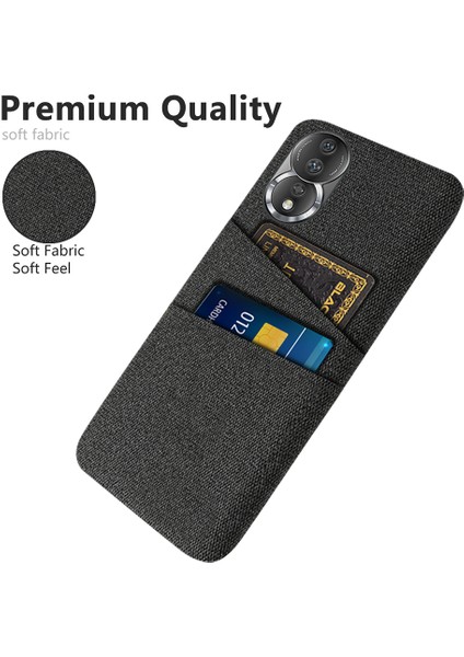 Honor 80 5g, Çift Kart Yuvaları Için Kumaş Doku Telefon Kılıfı (Yurt Dışından) modelleri